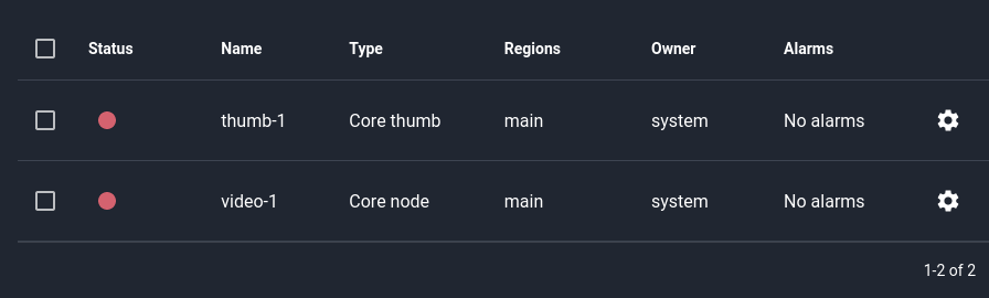 Offline appliances in region